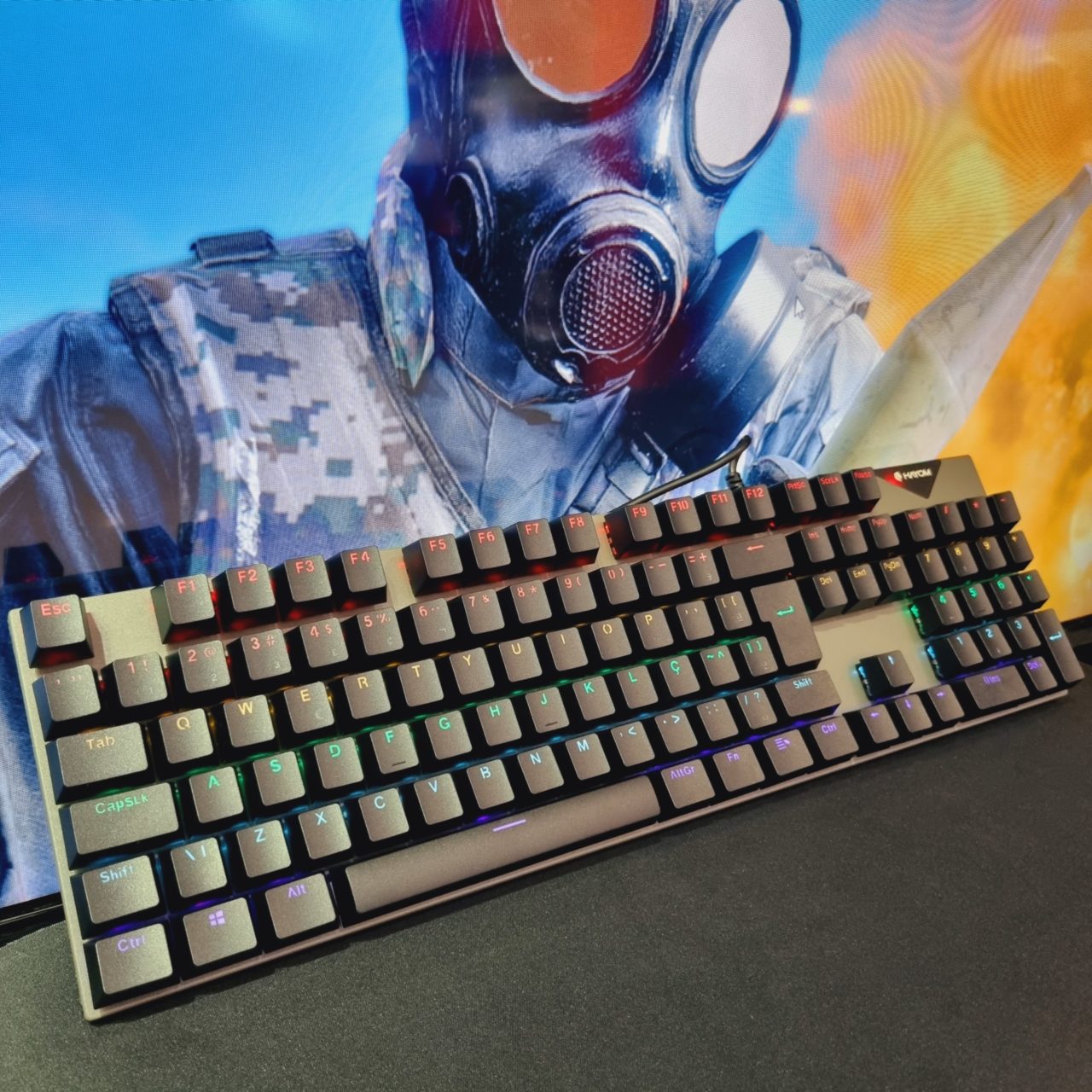 Teclado Gamer Mec Nico Tc Hayom Smart Games