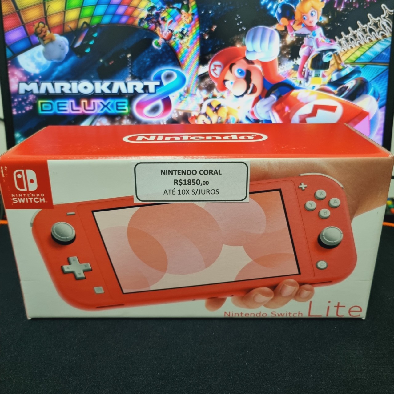 Consola Nintendo Switch V2 Azul/Vermelha + Jogo Mario Kart 8